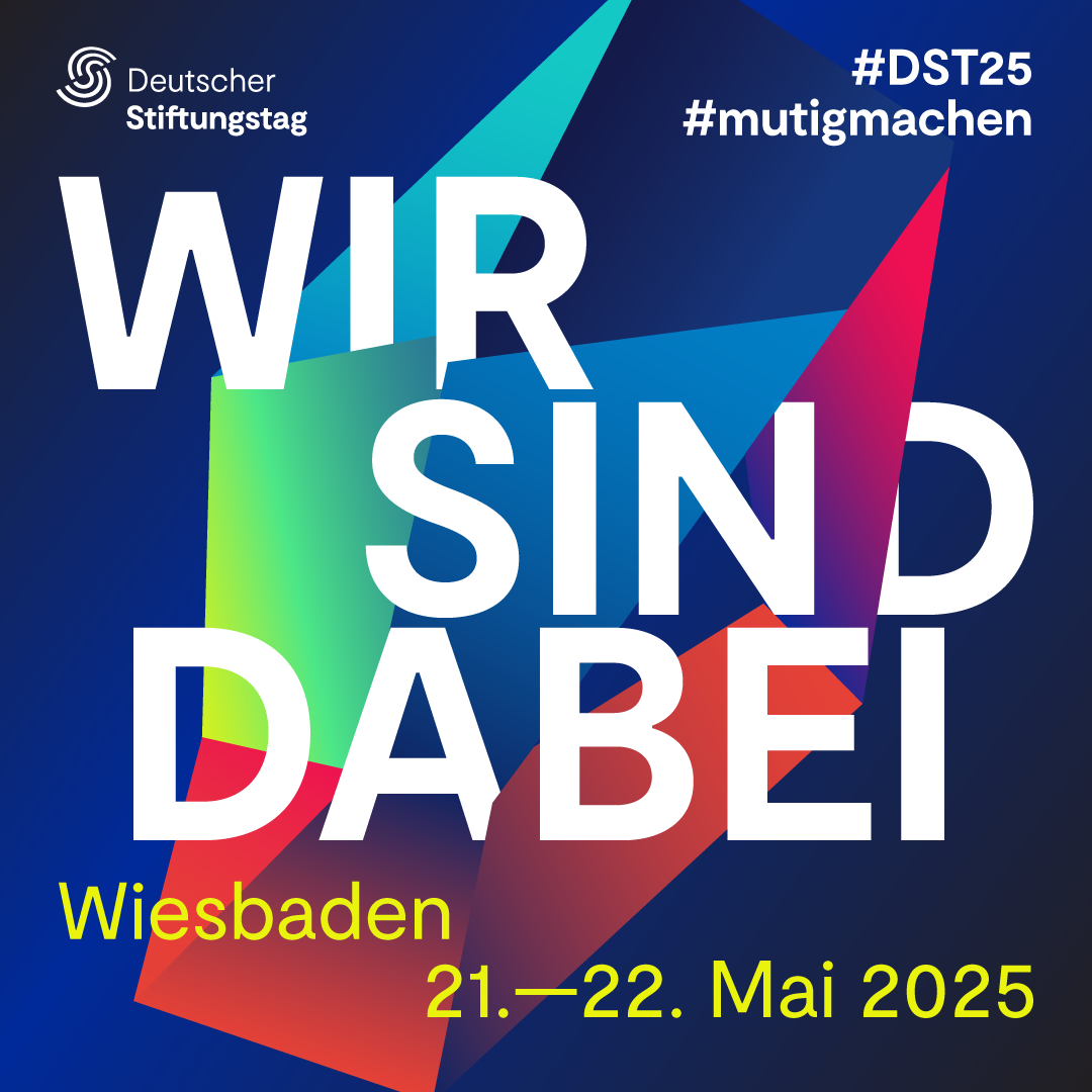 Deutscher Stiftungstag 2025 - Wir sind dabei